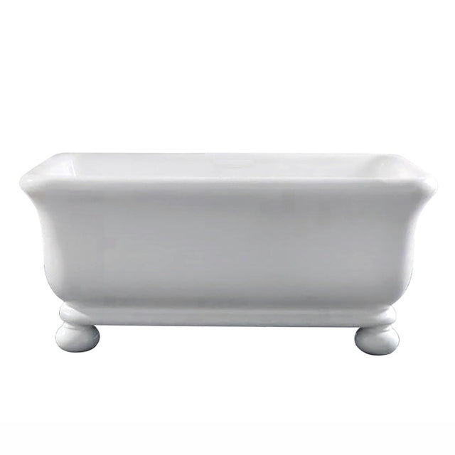 Turner Hastings Kirkham Ball 160 TitanCast Bath - Gloss White