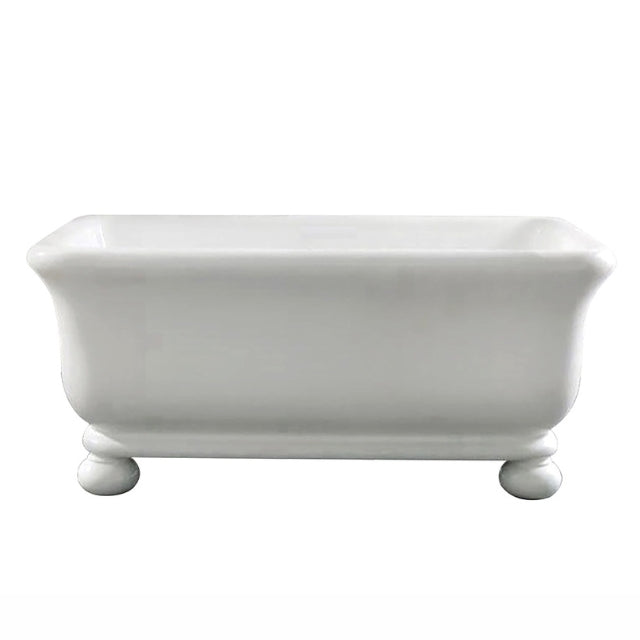 Turner Hastings Kirkham Ball 160 TitanCast Bath - Satin Silk. The Blue Space