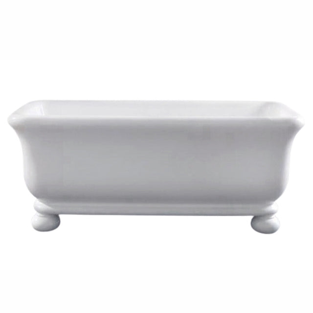 Turner Hastings Kirkham Ball 180 TitanCast Bath - Gloss White