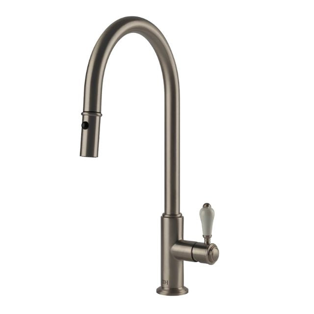Turner Hastings Ludlow Pull Out Sink Mixer - Brushed Nickel