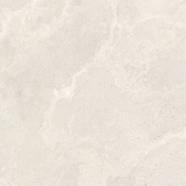 Tuscan White Travertine Look Tile 600mm x 600mm 6CRWWHM - The Blue Space