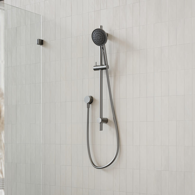 Caroma Urbane II Rail Shower Gunmetal