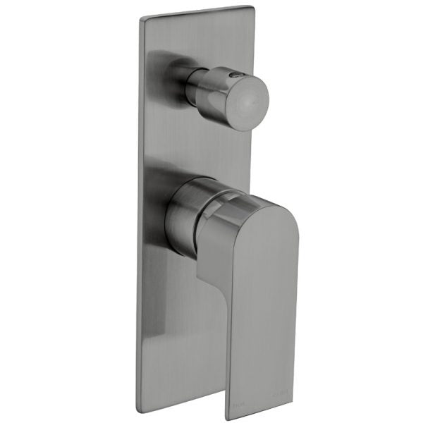 Nero Bianca Shower Mixer With Divertor Gun Metal
