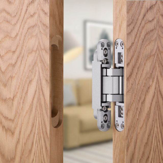 Zanda 3D Adjustable Concealed Hinge 60KG Stainless Steel