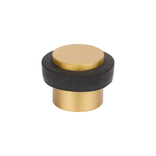 Zanda Floor Mounted Door Stop Satin Brass