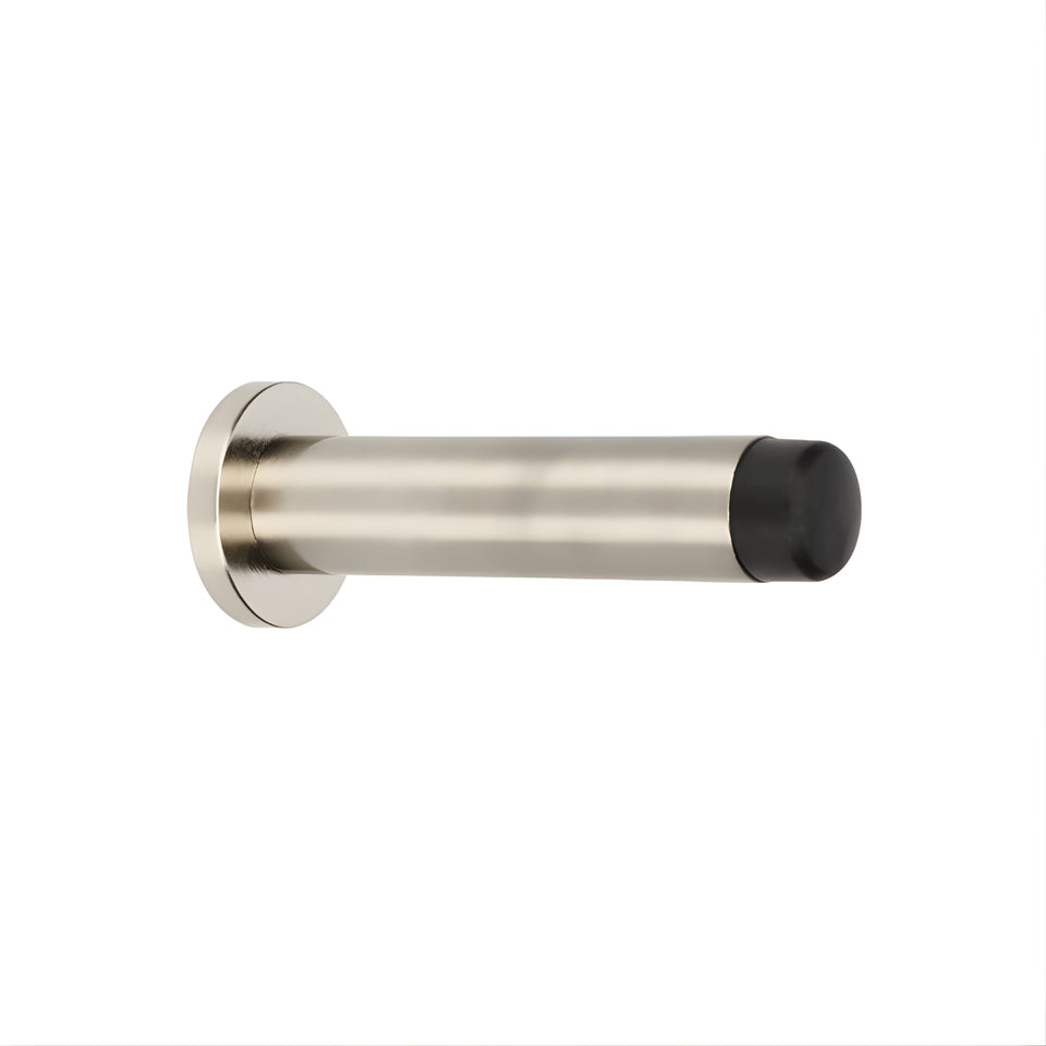 Zanda Skirting Fix Door Stop Brushed Nickel