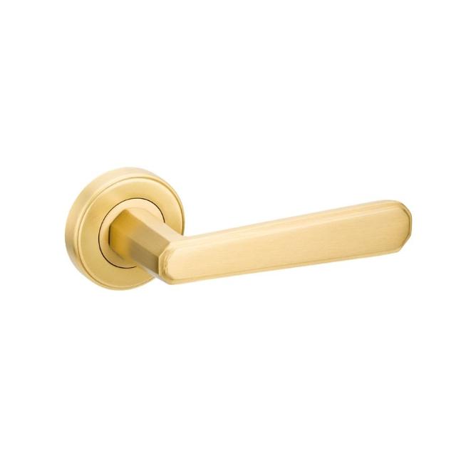 Zanda Vienna Entrance Set 60mm Key/Key Satin Brass