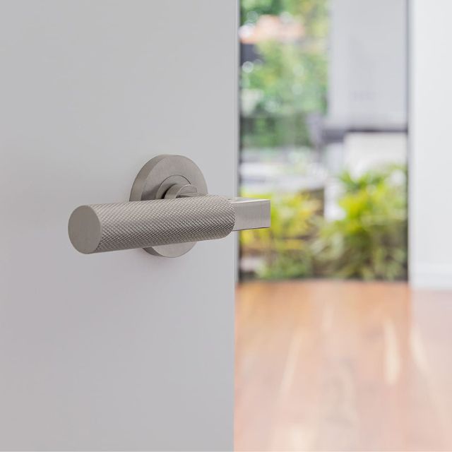 Zanda Zurich Entrance Set 60mm Key/Key Brushed Nickel
