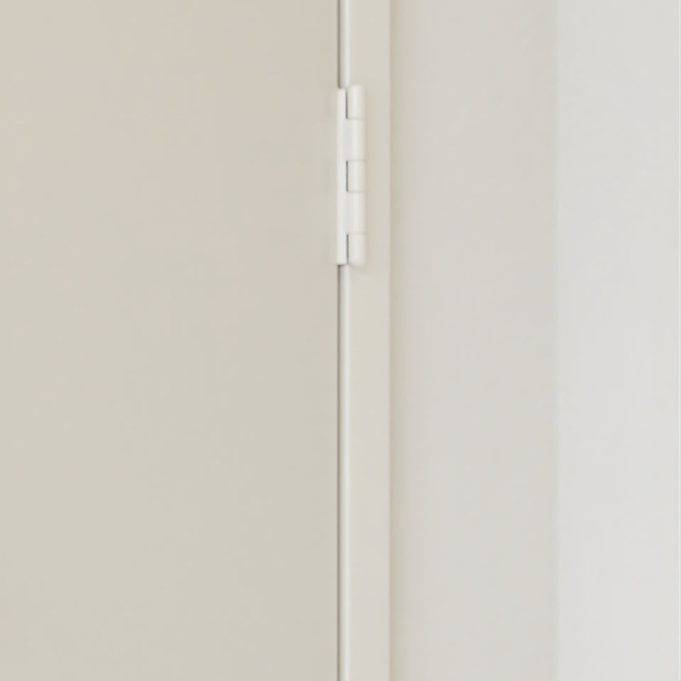 Zanda Butt Hinge Fixed Pin 100 x 100mm White