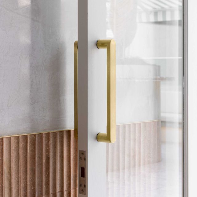 Zanda Duke Pull Handles 330mm Satin Brass