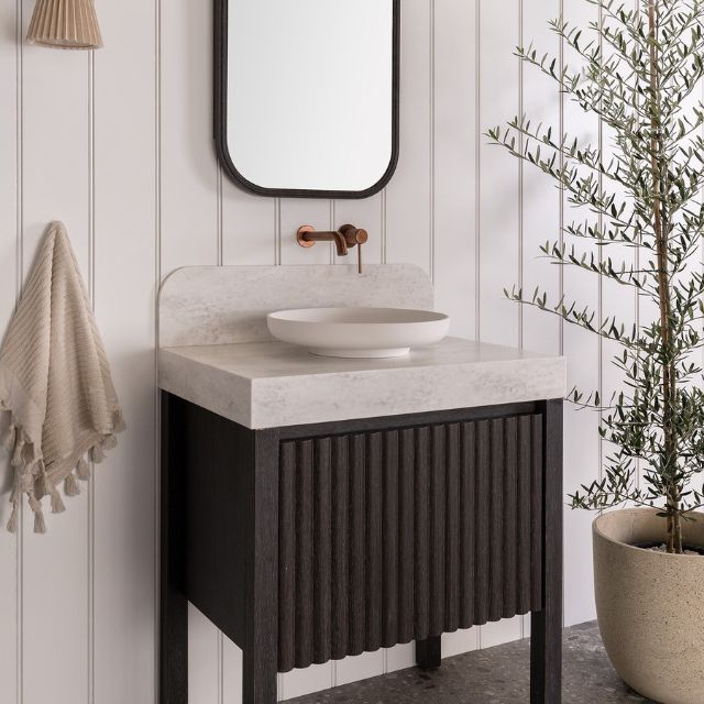 ADP Harper Floor Standing Vanity With Legs and Durasein Benchtop