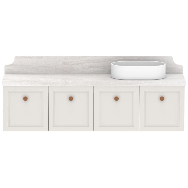 ADP Mabel Ensuite Wall Hung Vanity With Cherry Pie Premium Solid Surface Benchtop