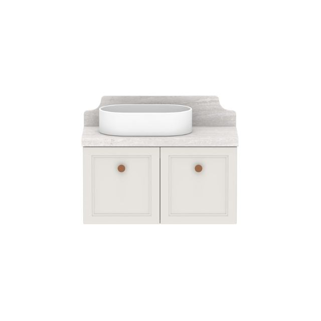 ADP Mabel Ensuite Wall Hung Vanity With Cherry Pie Premium Solid Surface Benchtop