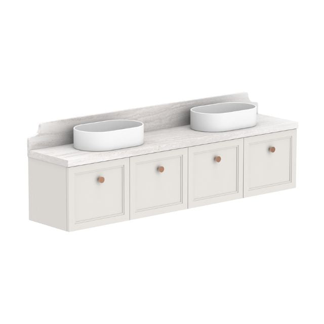 ADP Mabel Ensuite Wall Hung Vanity With Durasein Benchtop