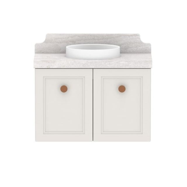 ADP Mabel Mini Wall Hung Vanity with Cherry Pie Benchtop