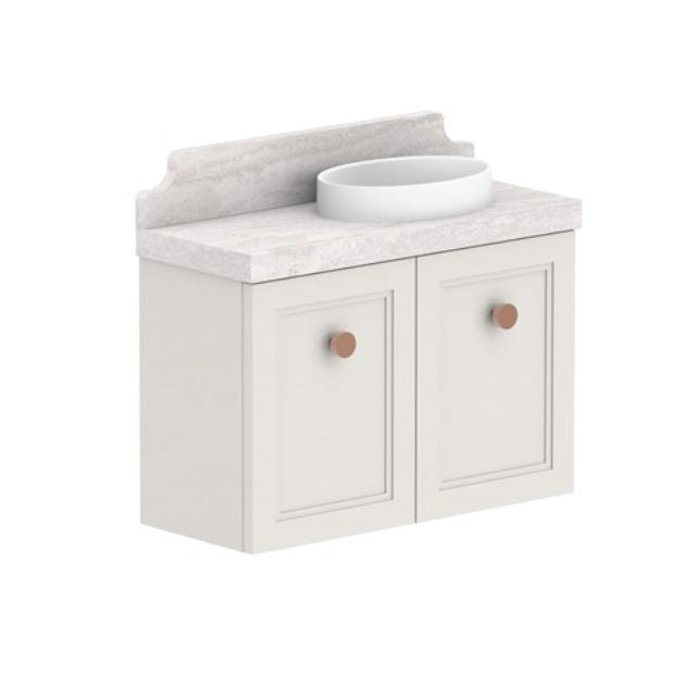 ADP Mabel Mini Wall Hung Vanity with Cherry Pie Benchtop