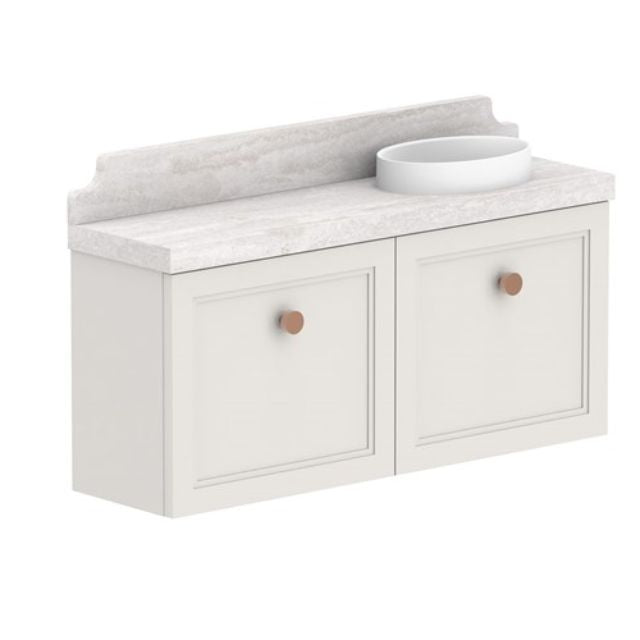 ADP Mabel Mini Wall Hung Vanity with Cherry Pie Benchtop