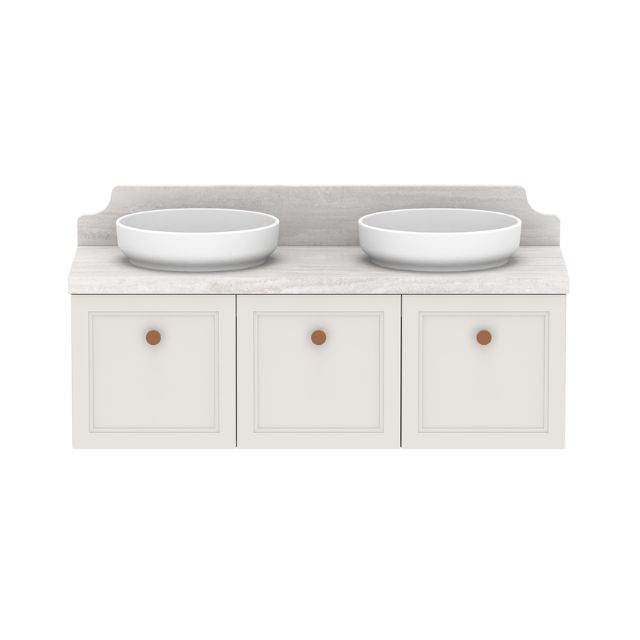 ADP Mabel Wall Hung Vanity With Cherry Pie Premium Solid Surface Benchtop