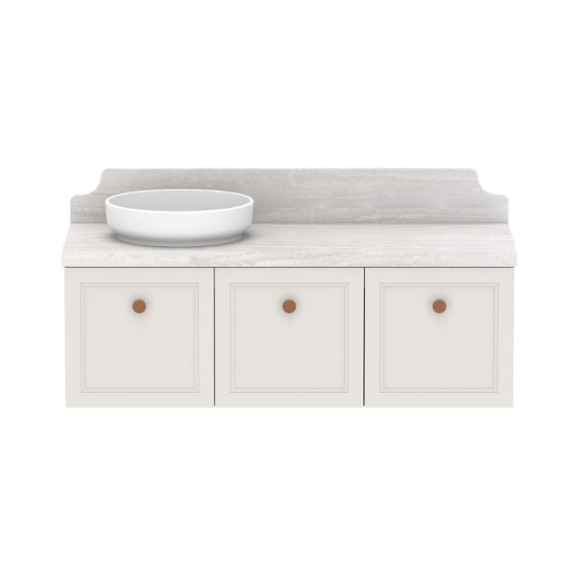 ADP Mabel Wall Hung Vanity With Cherry Pie Premium Solid Surface Benchtop