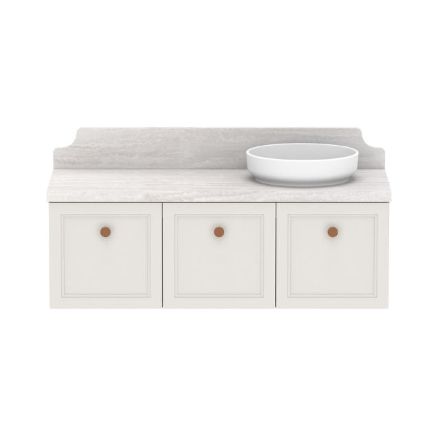 ADP Mabel Wall Hung Vanity With Cherry Pie Premium Solid Surface Benchtop