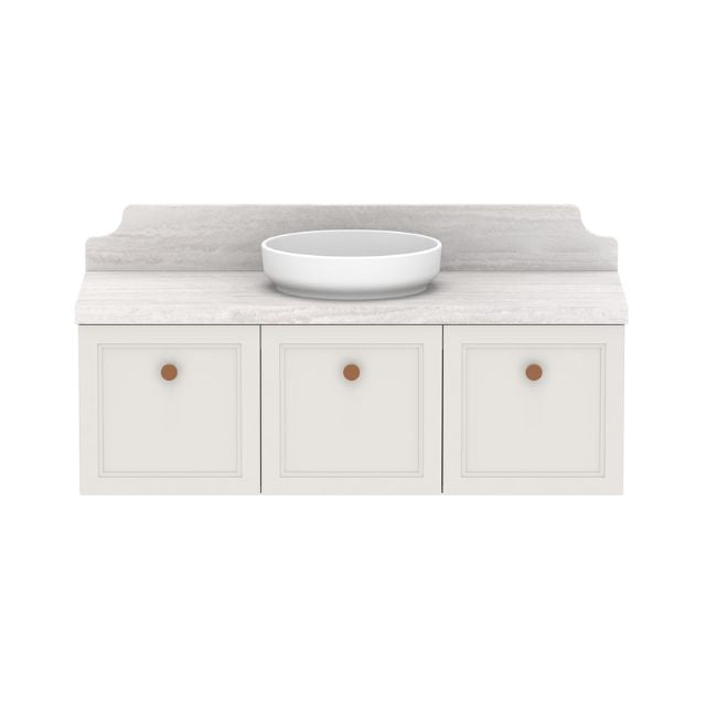ADP Mabel Wall Hung Vanity With Cherry Pie Premium Solid Surface Benchtop