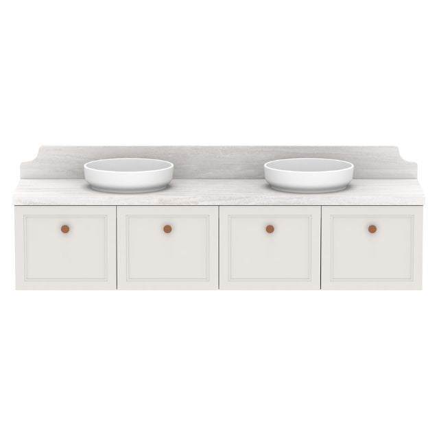 ADP Mabel Wall Hung Vanity With Cherry Pie Premium Solid Surface Benchtop