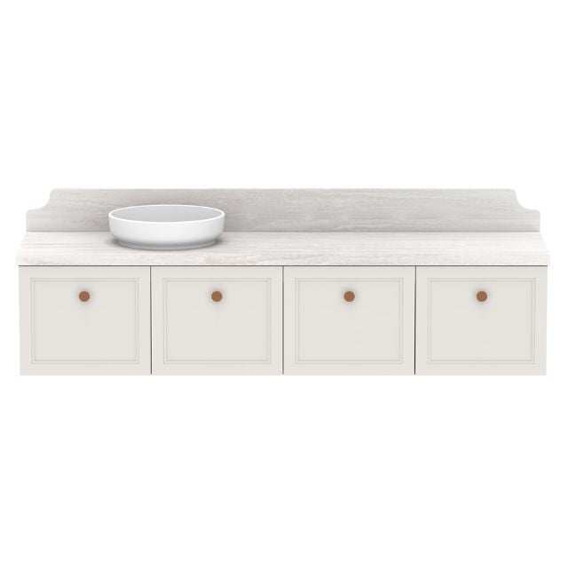 ADP Mabel Wall Hung Vanity With Cherry Pie Premium Solid Surface Benchtop
