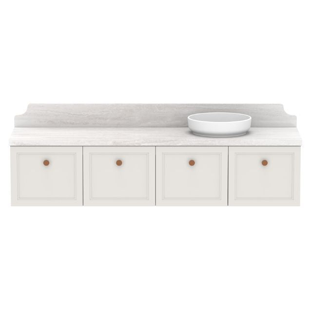 ADP Mabel Wall Hung Vanity With Cherry Pie Premium Solid Surface Benchtop