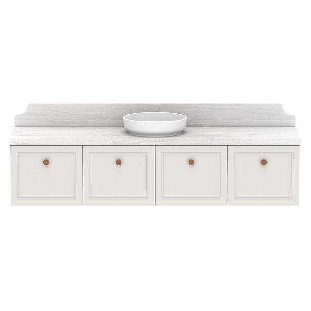 ADP Mabel Wall Hung Vanity With Cherry Pie Premium Solid Surface Benchtop