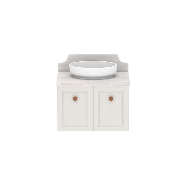 ADP Mabel Wall Hung Vanity With Cherry Pie Premium Solid Surface Benchtop