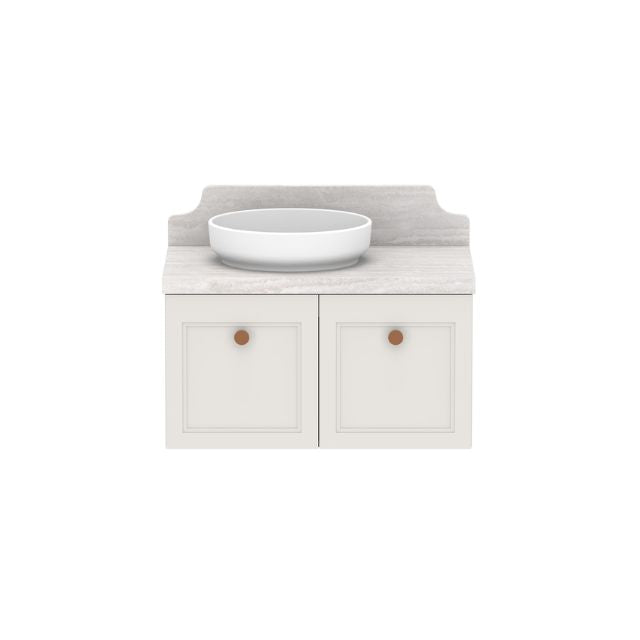ADP Mabel Wall Hung Vanity With Cherry Pie Premium Solid Surface Benchtop