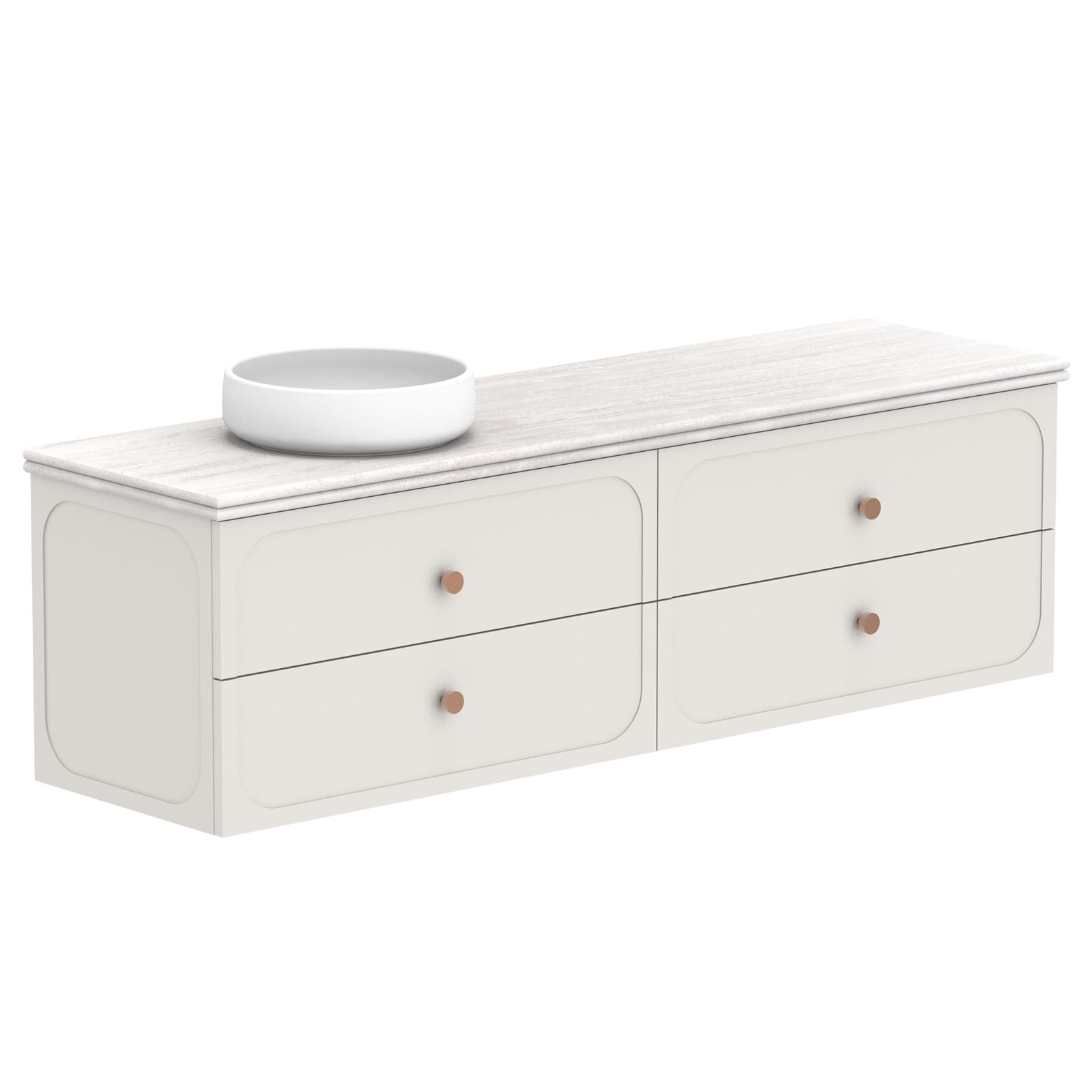 ADP Madden Wall Hung Vanity with Manor Cherry Pie Benchtop MADFAW1800WHLCP - The Blue Space