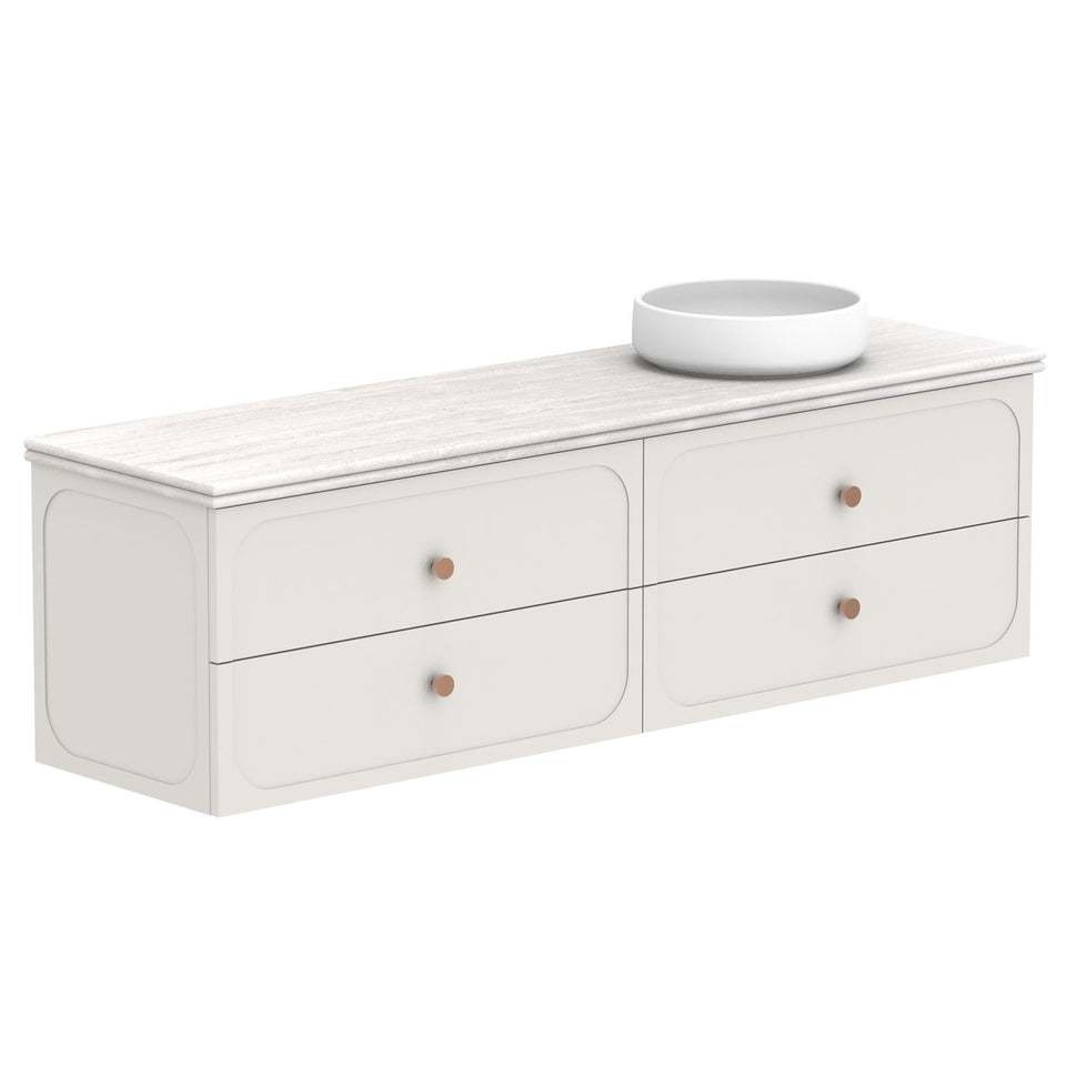 ADP Madden Wall Hung Vanity with Cherry Pie Benchtop