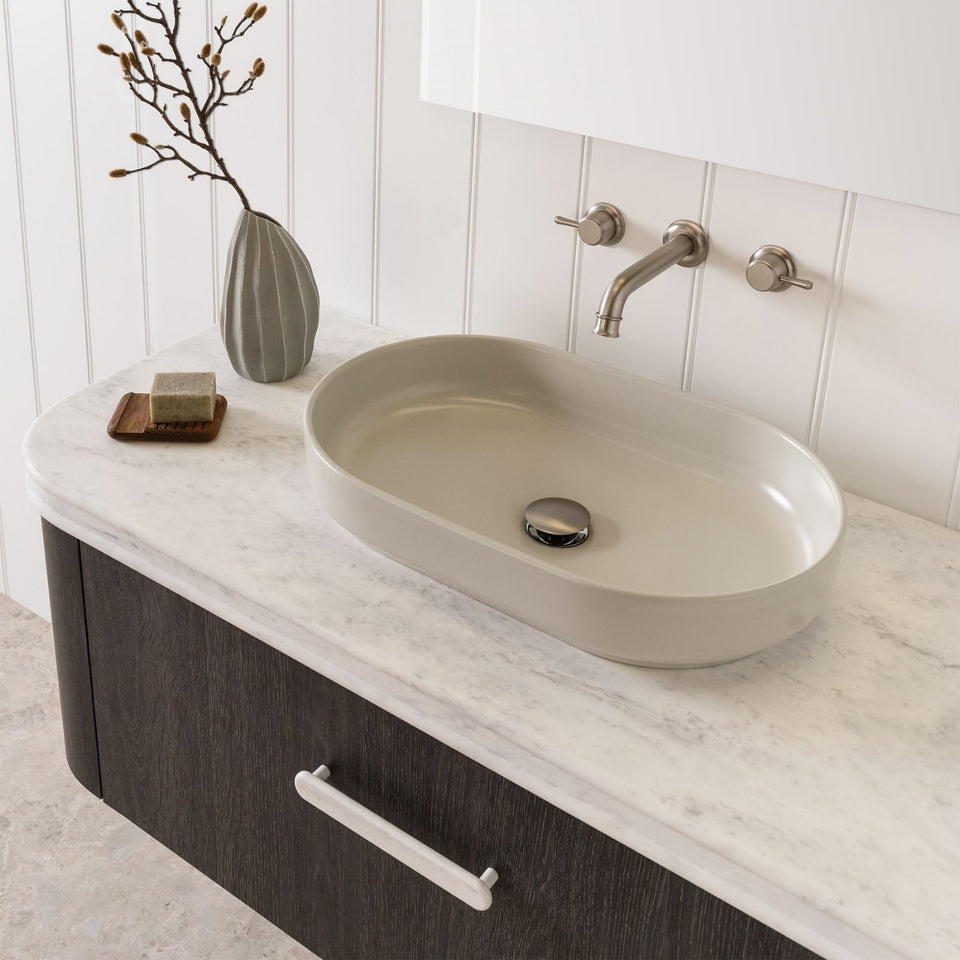 ADP Marilyn 550 x 350 Above Counter Basin Matte Concrete