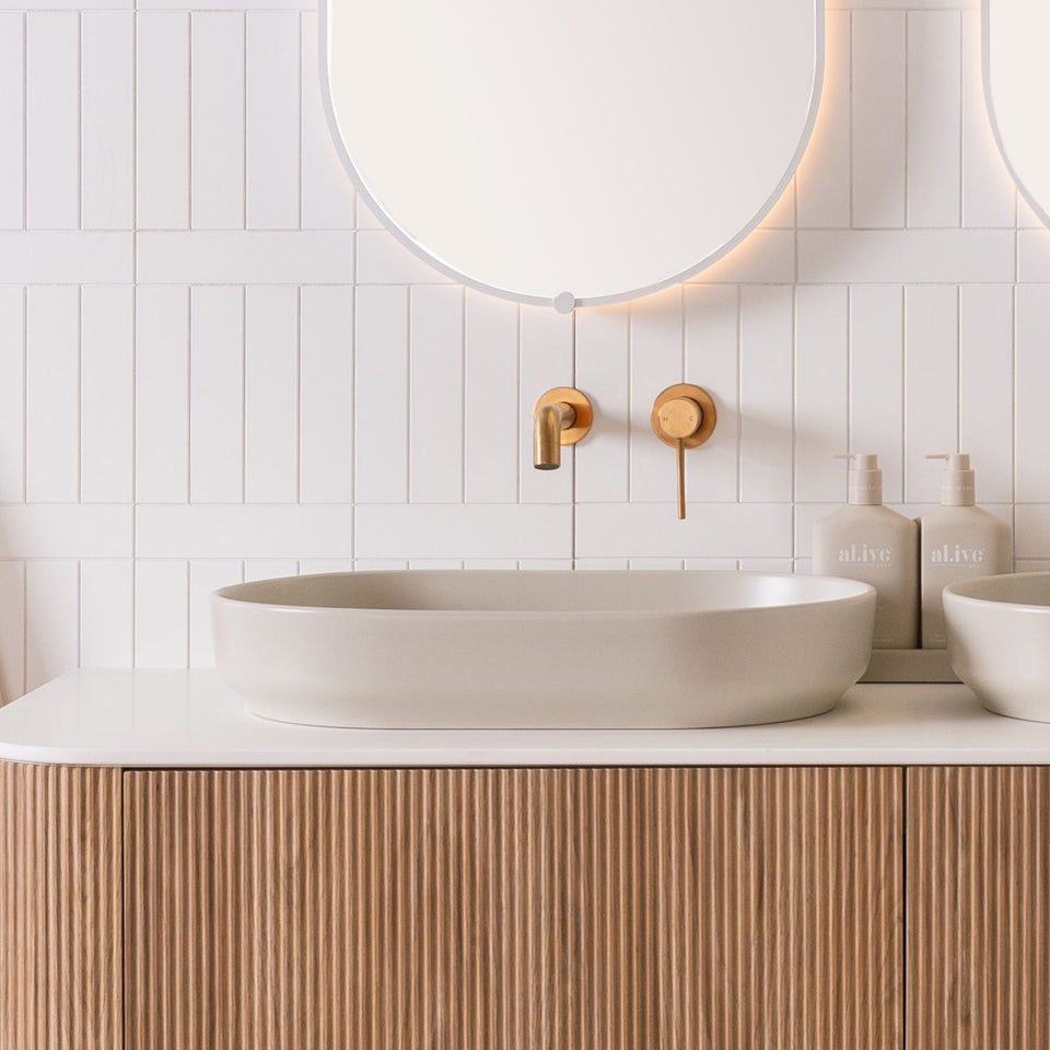 ADP Marilyn 550 x 350 Above Counter Basin Matte Concrete
