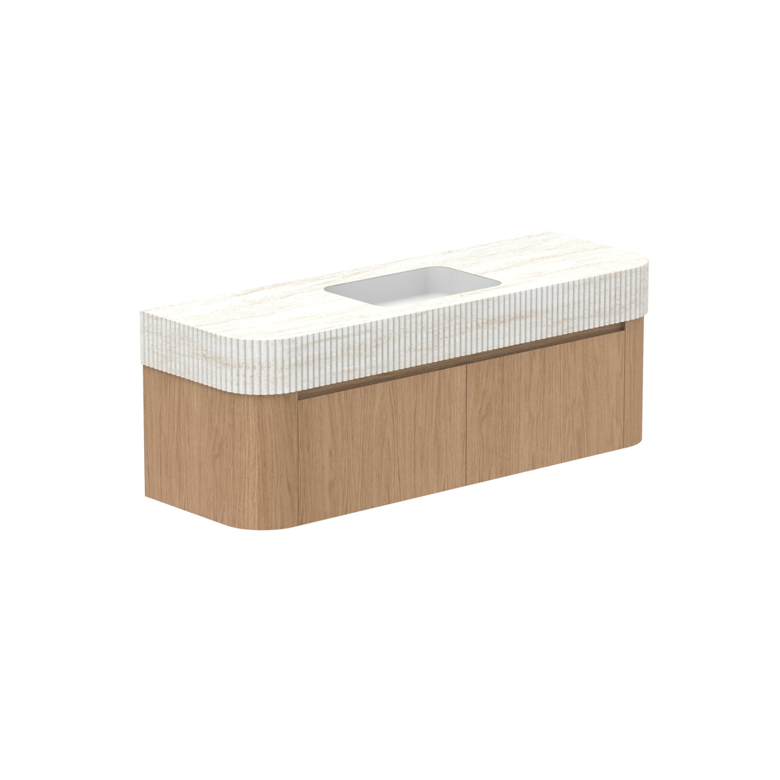 ADP Surry Imperial Wall Hung Vanity with Imperial Top SURFAS1500WHCSS - The Blue Space