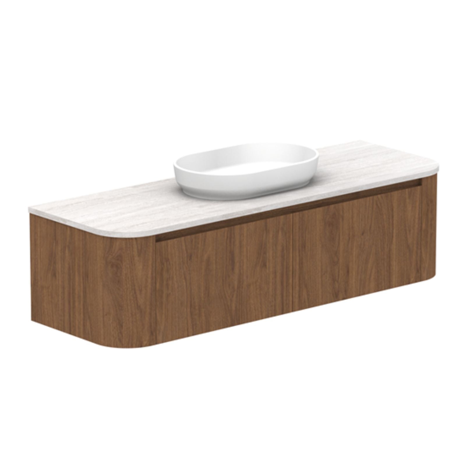 ADP Surry Wall Hung Vanity with Cherry Pie Benchtop SURFAS1500WHCCP - The Blue Space