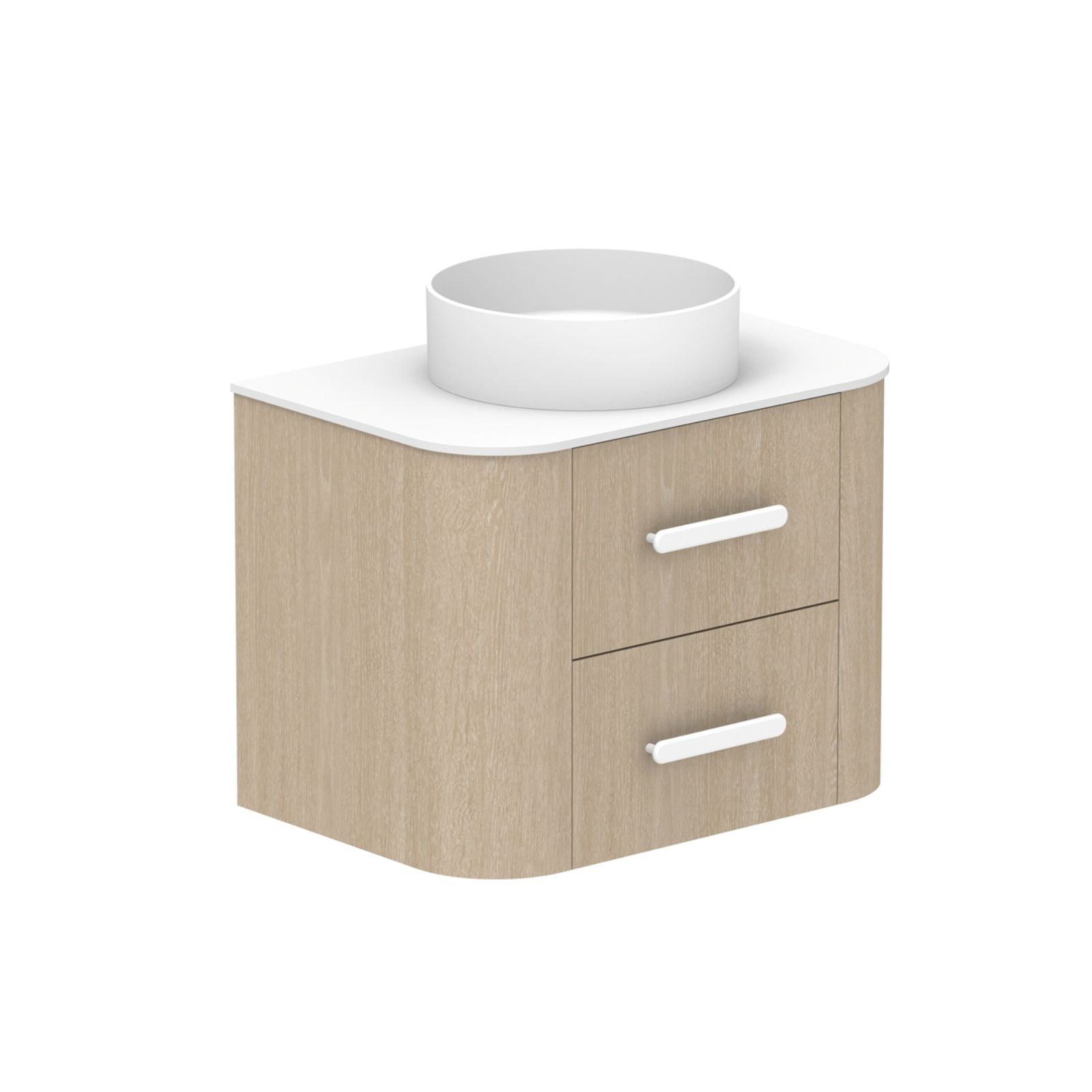 ADP Thea Wall Hung Vanity with Durasein Benchtop TEAFAW0750WHCCP - The Blue Space