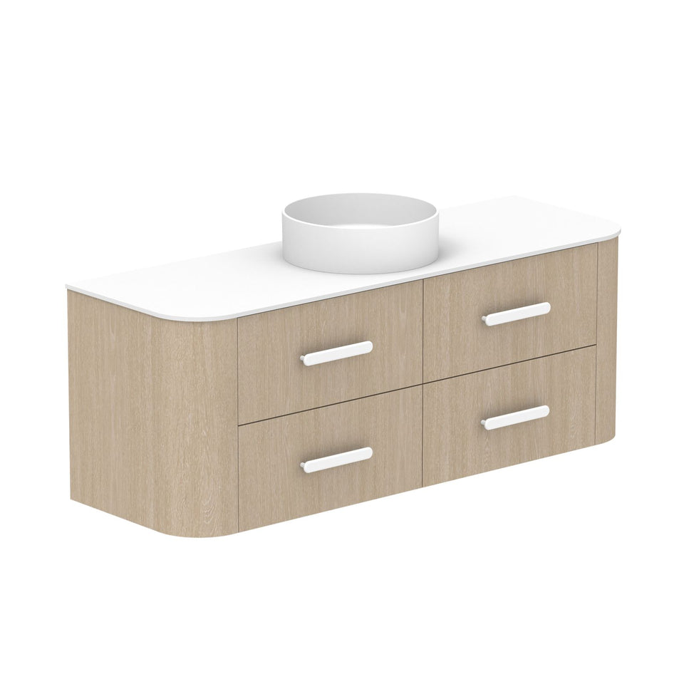 ADP Thea Wall Hung Vanity with Durasein Benchtop