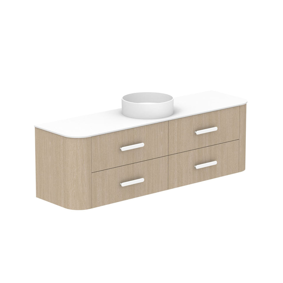 ADP Thea Wall Hung Vanity with Durasein Benchtop