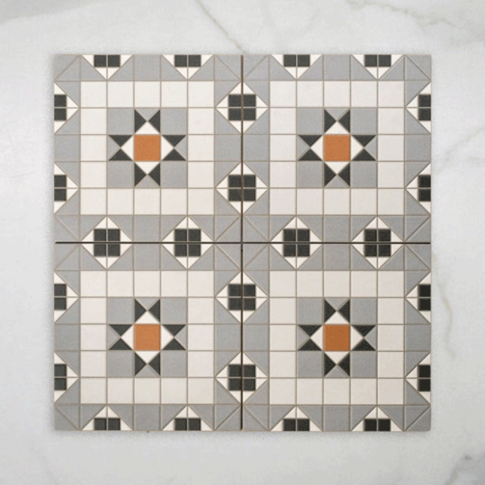 Alicante Derby Matt Cushioned Edge Porcelain Tile 316x316mm