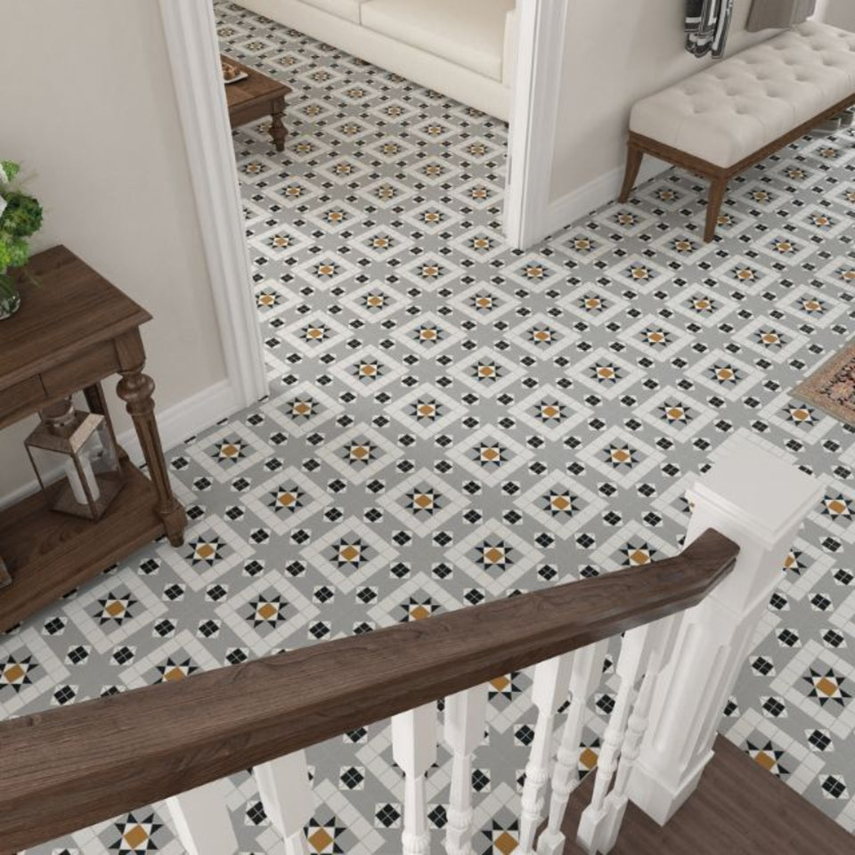 Alicante Derby Matt Cushioned Edge Porcelain Tile 316x316mm