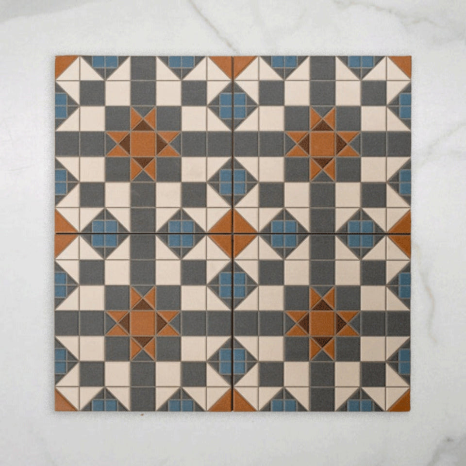 Alicante Heathcote Matt Cushioned Edge Porcelain Tile 316x316mm
