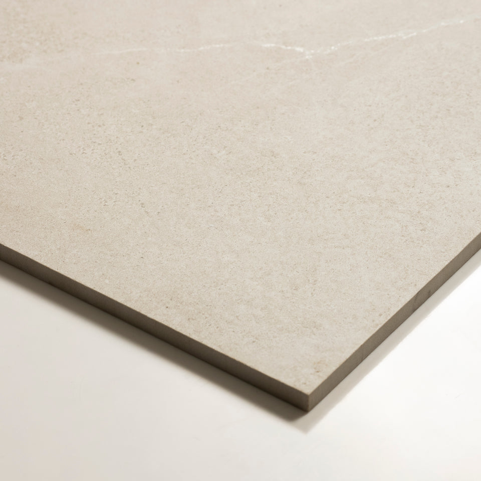Ardenne Ivory Travertine Look Porcelain Tile P4 600×600mm