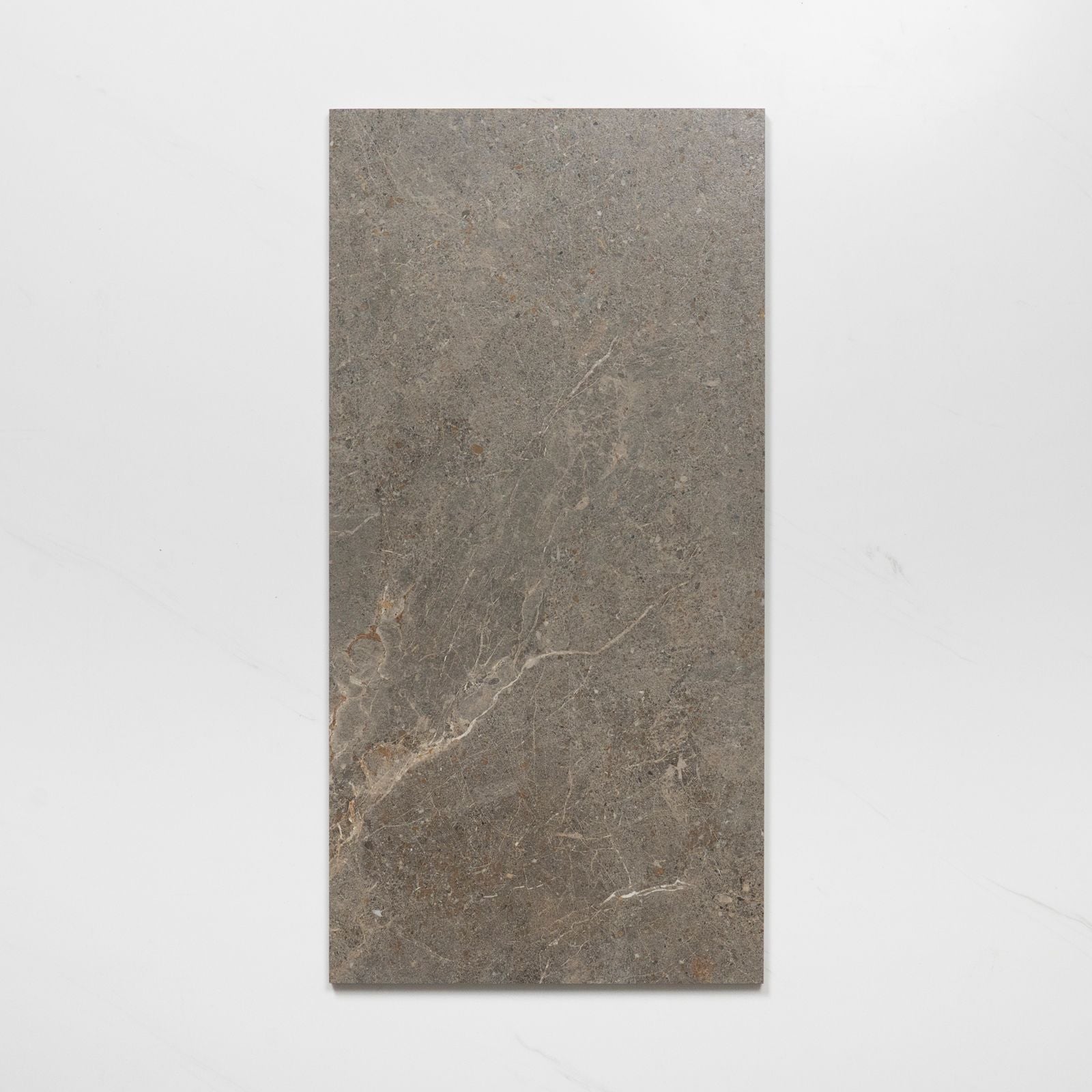 Single no Hand Auralis Grey Brown Honed Porcelain Tile 300 x 600mm 36ARDASH - The Blue Space