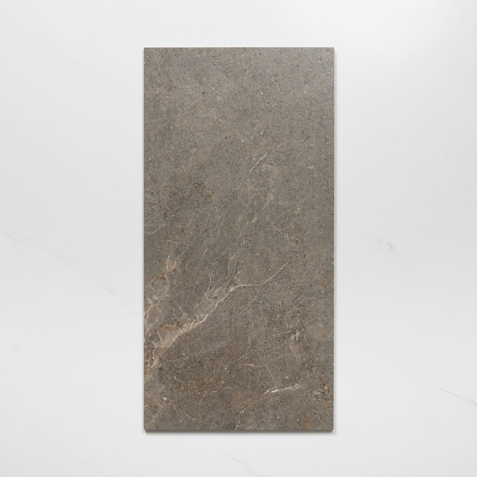 Auralis Grey Brown Honed Porcelain Tile 300 x 600mm