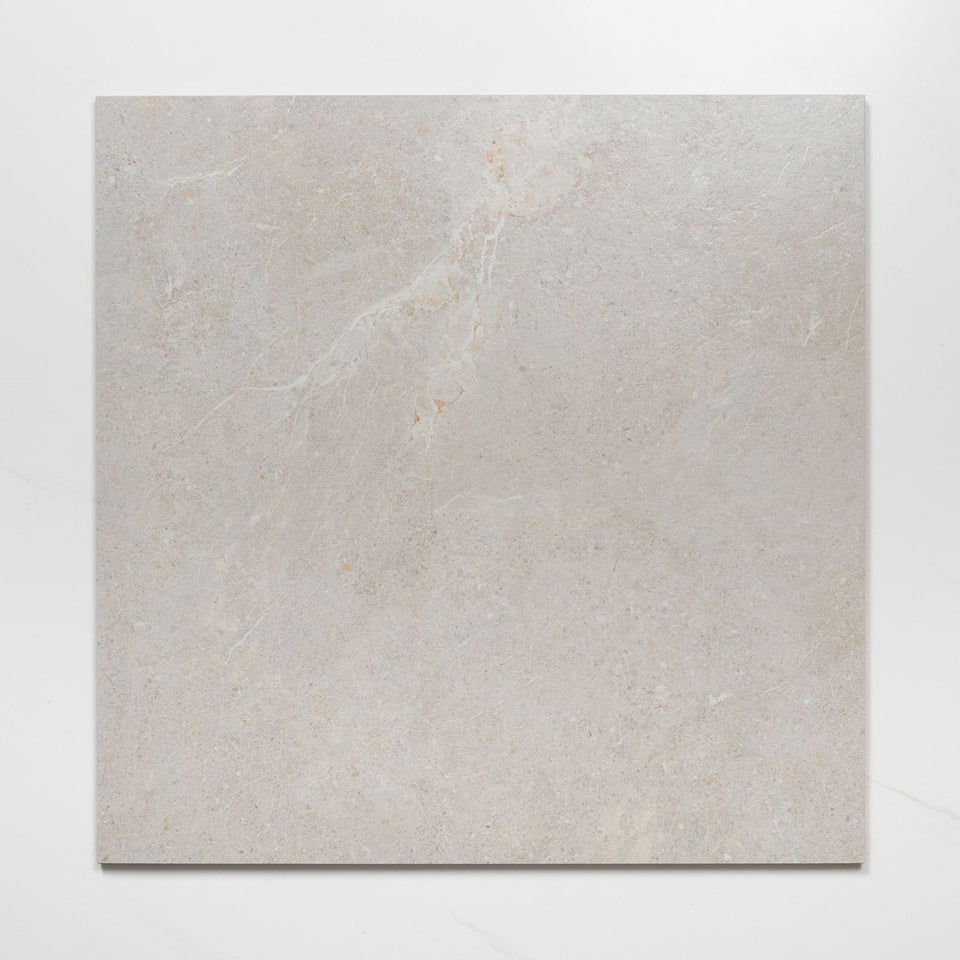 Auralis Off White Honed Porcelain Tile 600 x 600mm