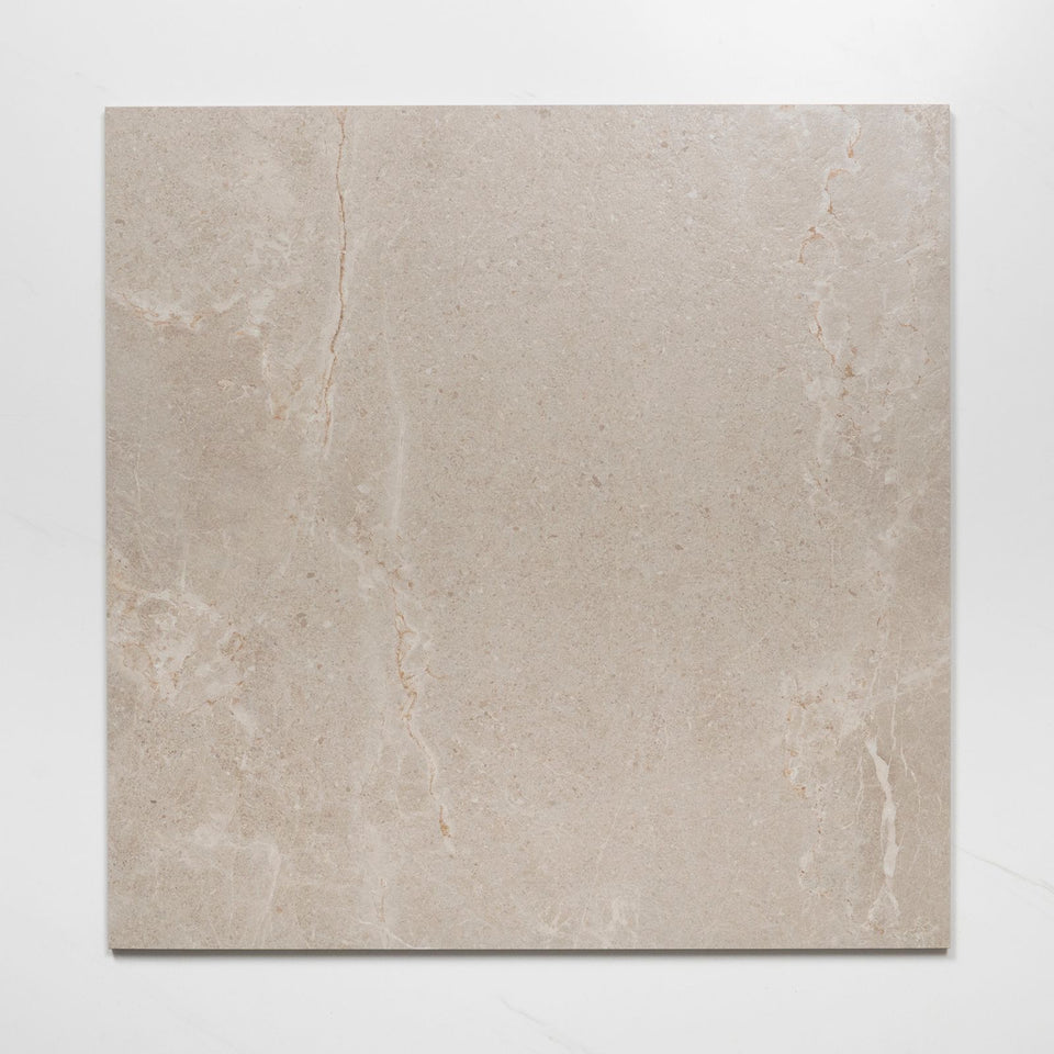 Auralis Taupe Honed Porcelain Tile 600 x 600mm