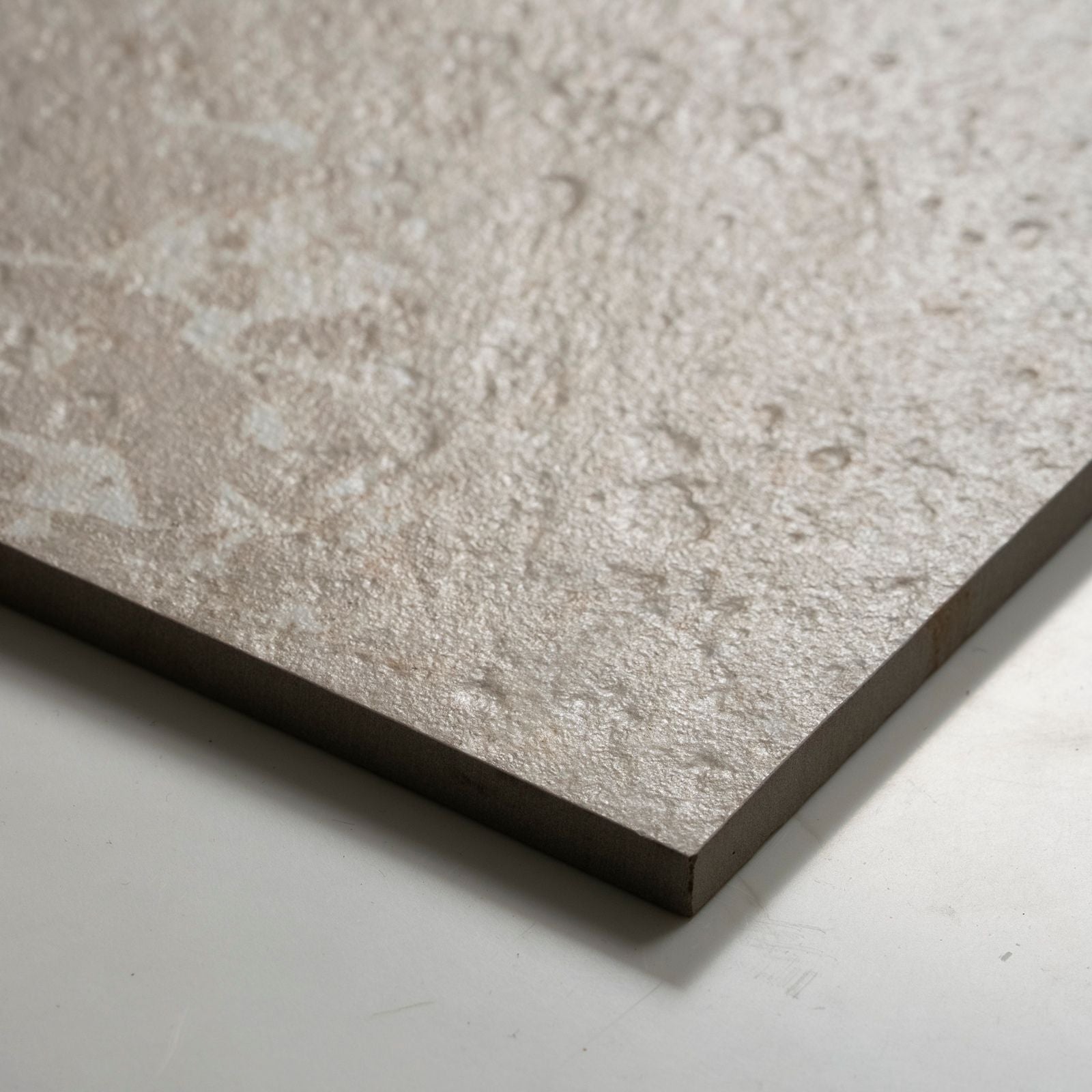 Oblique Auralis Taupe Honed Porcelain Tile 600 x 600mm 6ARDGEH - The Blue Space