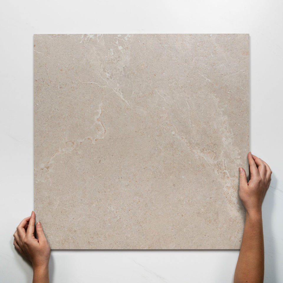 Auralis Taupe Honed Porcelain Tile 600 x 600mm